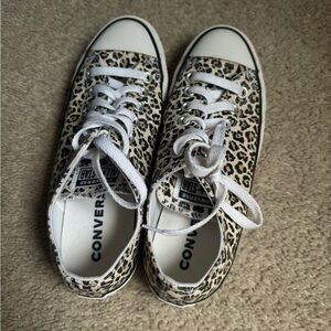 cheetah print converse